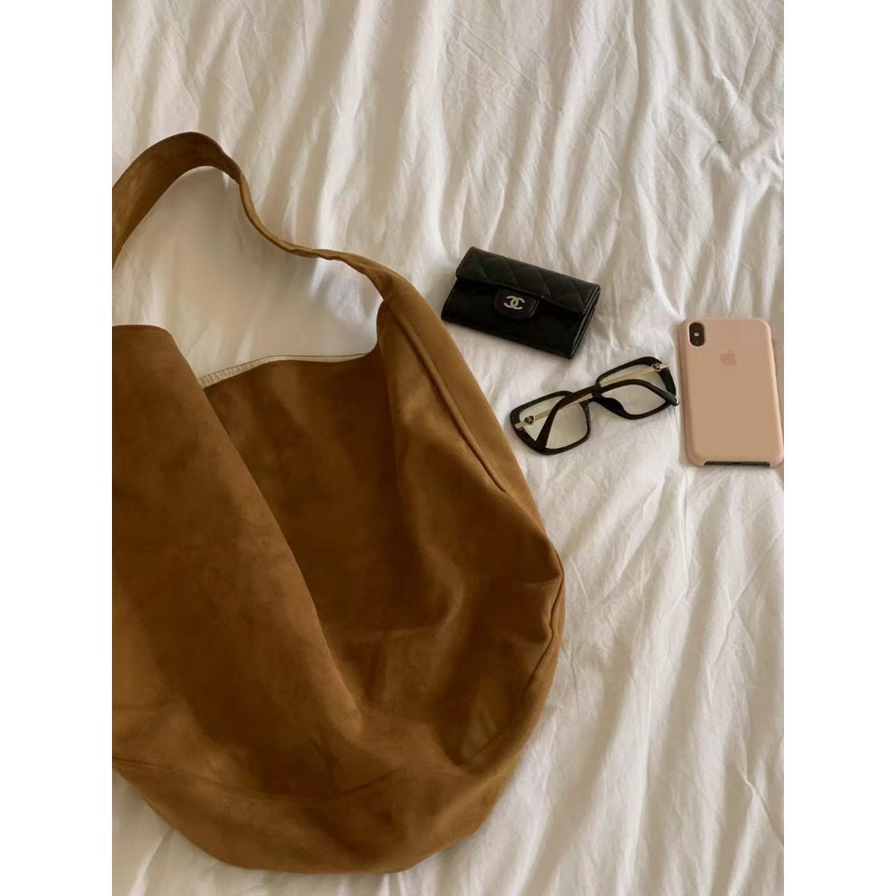 VENUSY｜ 新品☺ 韓國女裝｜秋冬麂皮側背大包-規格圖11