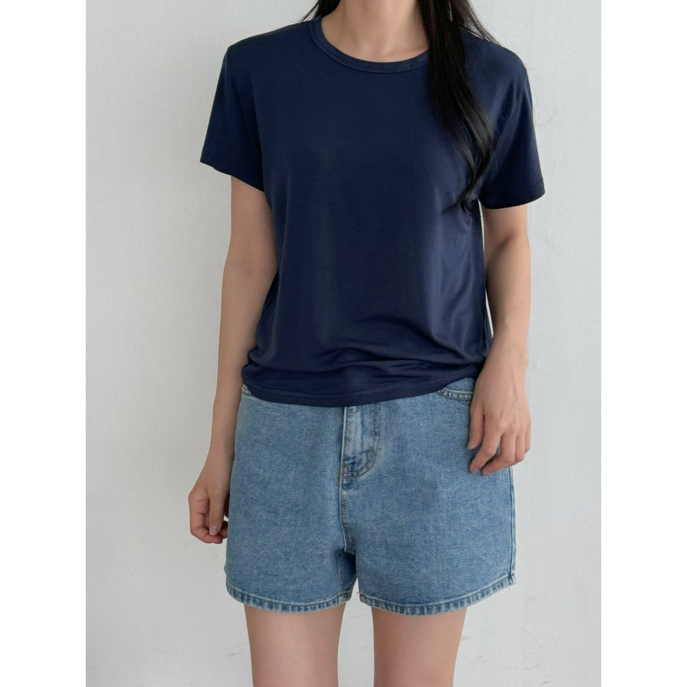 VENUSY｜ 韓國女裝｜清涼透氣短袖T恤 韓國T恤-細節圖4