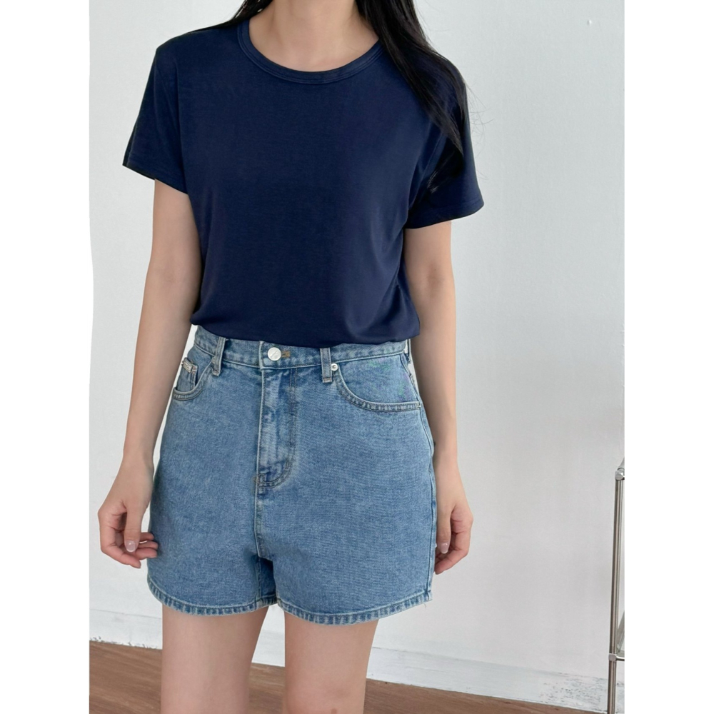 VENUSY｜ 韓國女裝｜清涼透氣短袖T恤 韓國T恤-細節圖6