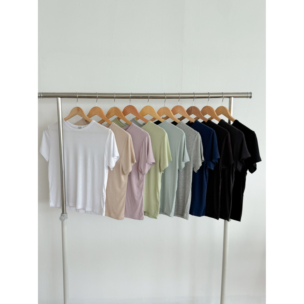 VENUSY｜ 韓國女裝｜清涼透氣短袖T恤 韓國T恤-細節圖10