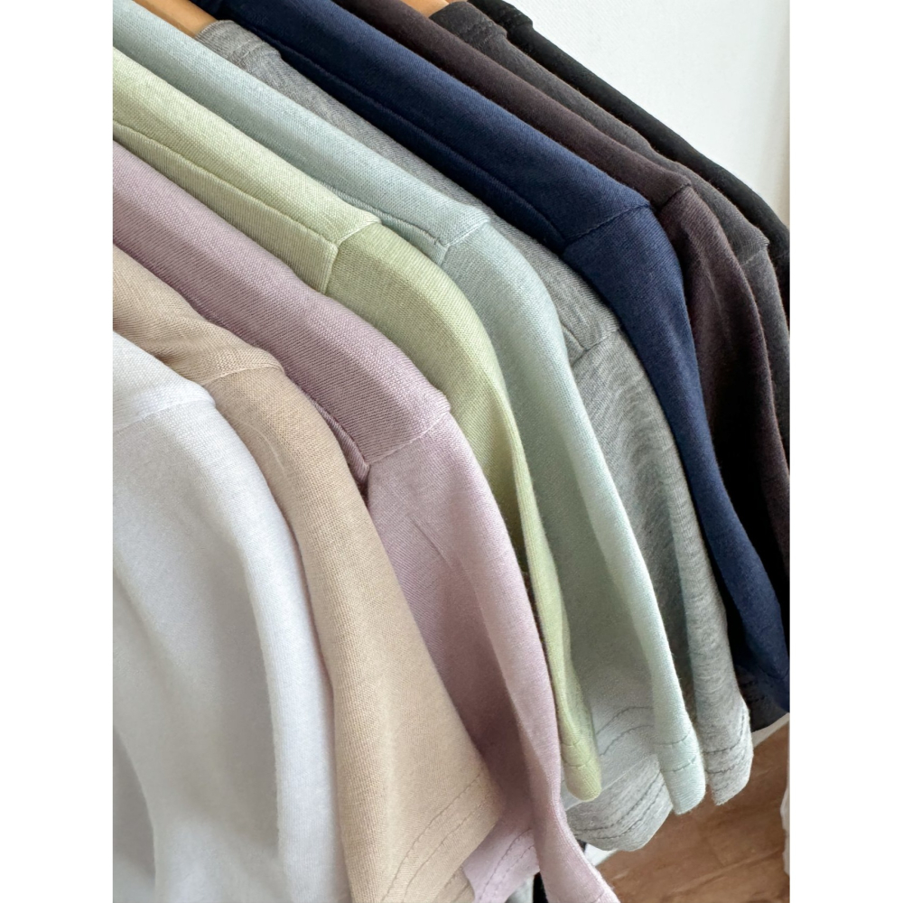 VENUSY｜ 韓國女裝｜清涼透氣短袖T恤 韓國T恤-細節圖11