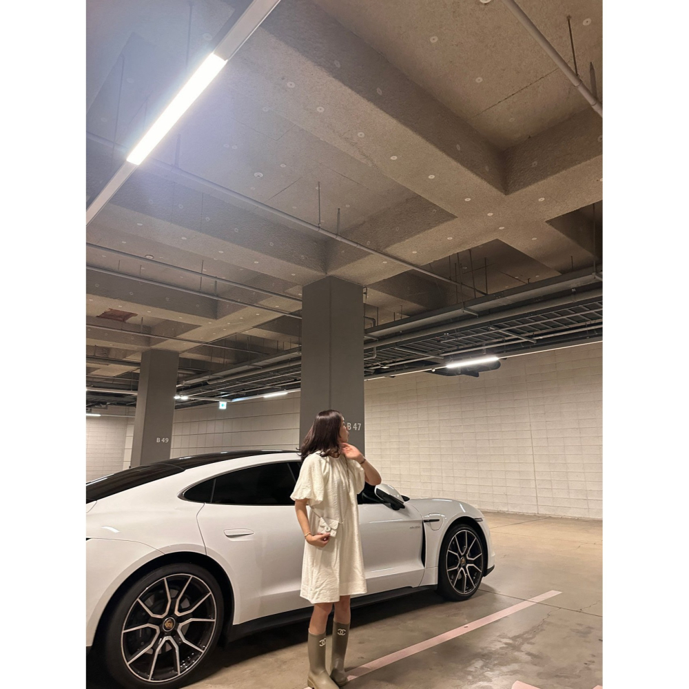 VENUSY｜ 韓國女裝｜亞麻尼龍南瓜袖洋裝 韓國洋裝-細節圖7