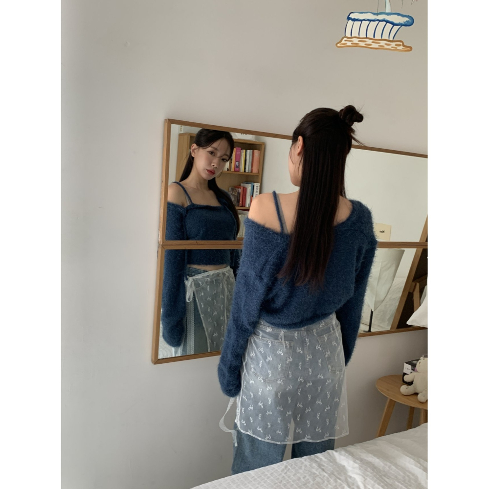 VENUSY｜ 6色☻韓國女裝｜針織無袖背心-細節圖6