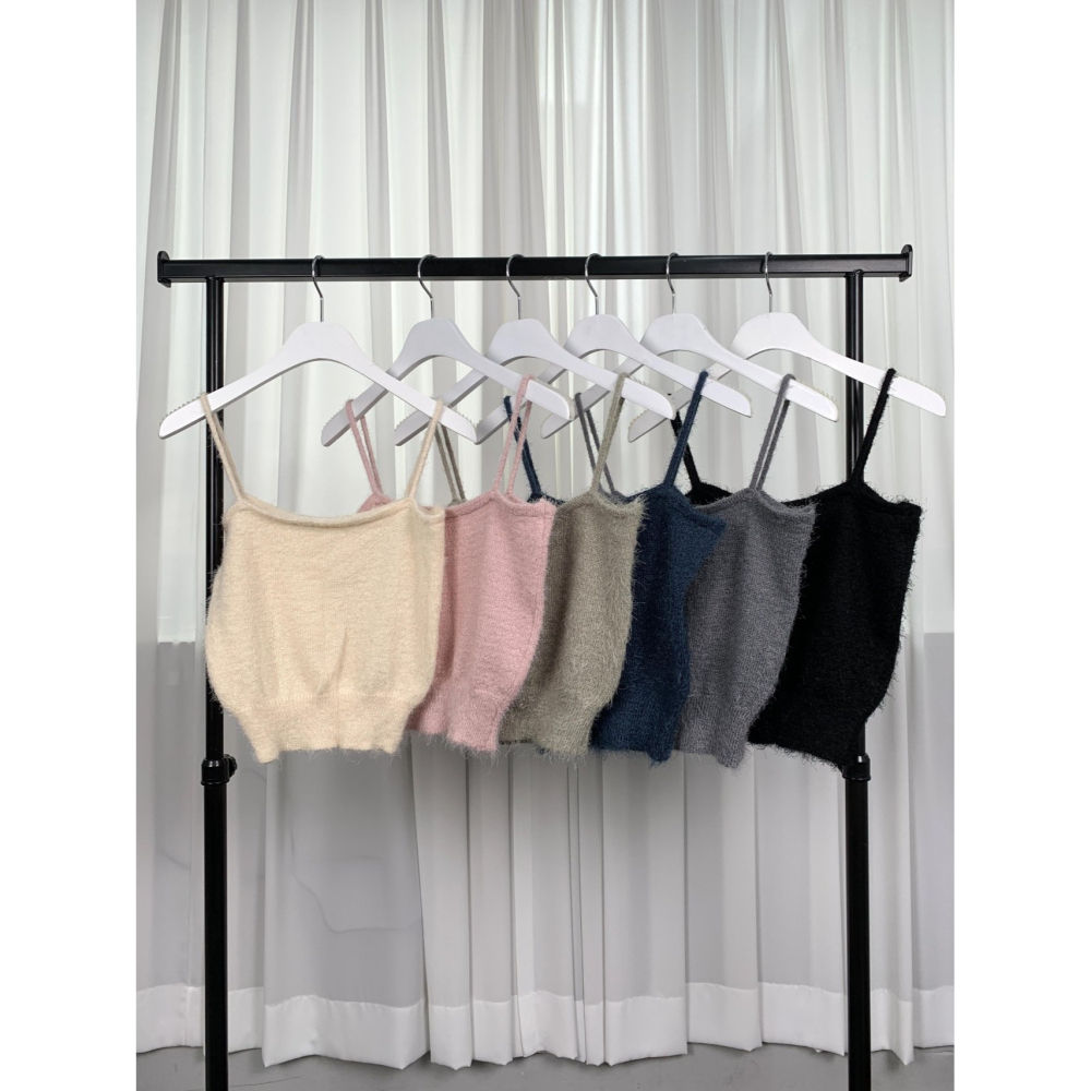 VENUSY｜ 6色☻韓國女裝｜針織無袖背心-細節圖7