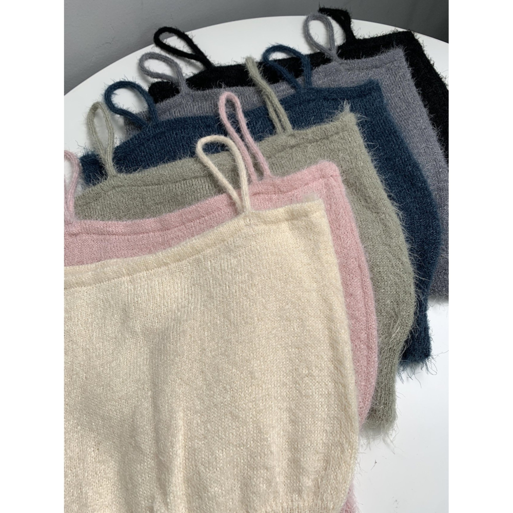 VENUSY｜ 6色☻韓國女裝｜針織無袖背心-細節圖8