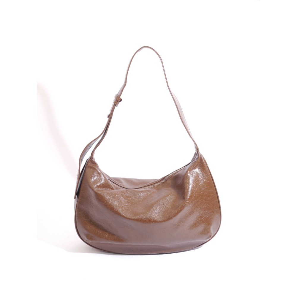 VENUSY｜ 韓國女裝｜半月側背大包 半月形肩背包 單肩包-規格圖10