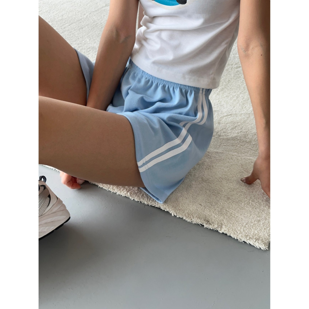 VENUSY｜ 歐逆實穿♥︎ 顯瘦短褲☻ 韓國女裝｜線條運動短褲-細節圖7