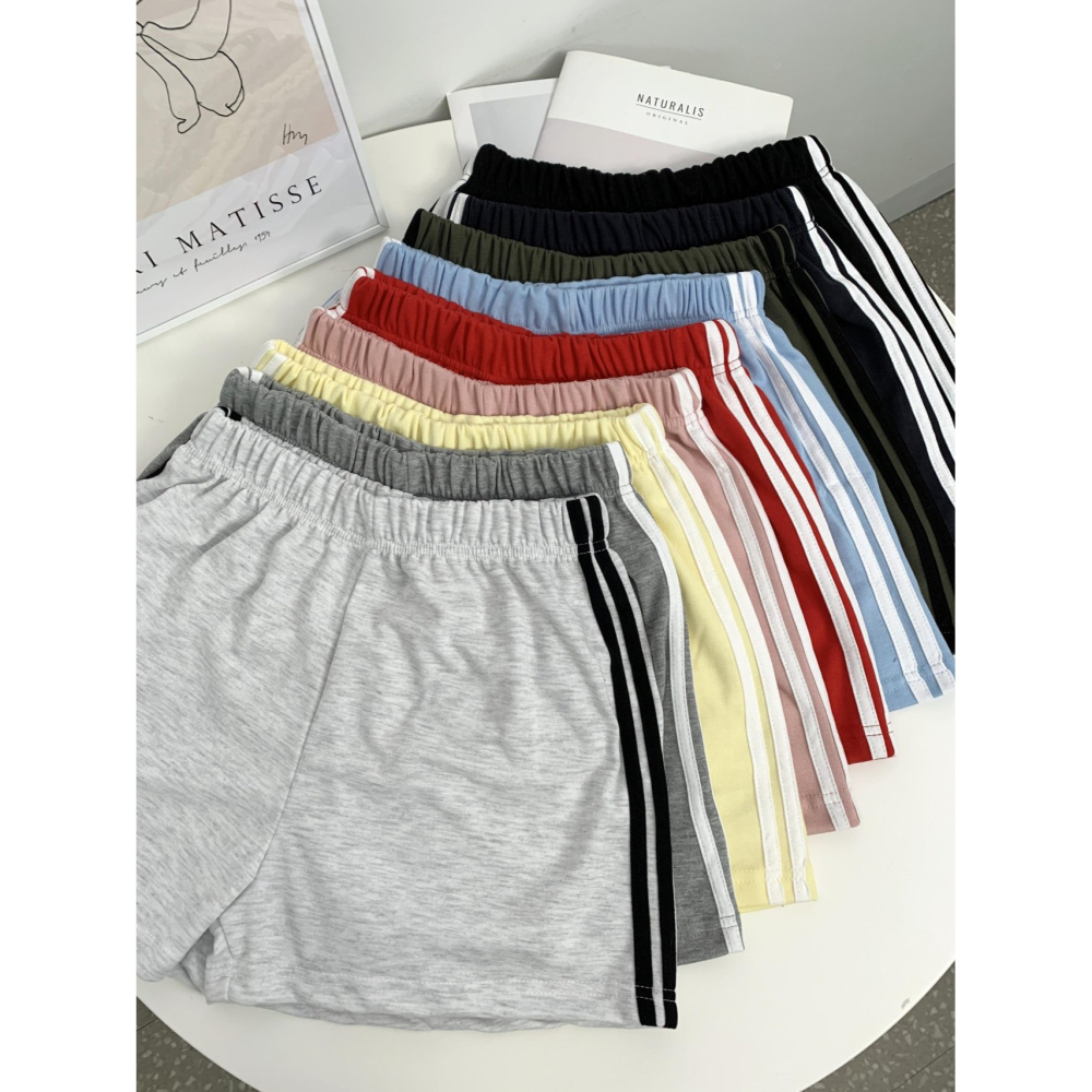 VENUSY｜ 歐逆實穿♥︎ 顯瘦短褲☻ 韓國女裝｜線條運動短褲-細節圖9