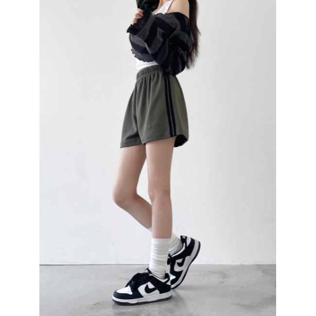 VENUSY｜ 歐逆實穿♥︎ 顯瘦短褲☻ 韓國女裝｜線條運動短褲-細節圖10