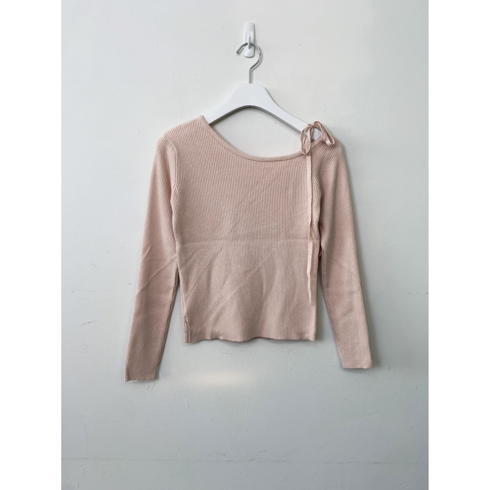 [現貨🇹🇼 快速出貨] VENUSY｜正韓 - 韓國女裝｜新品修身絲帶針織上衣-規格圖11