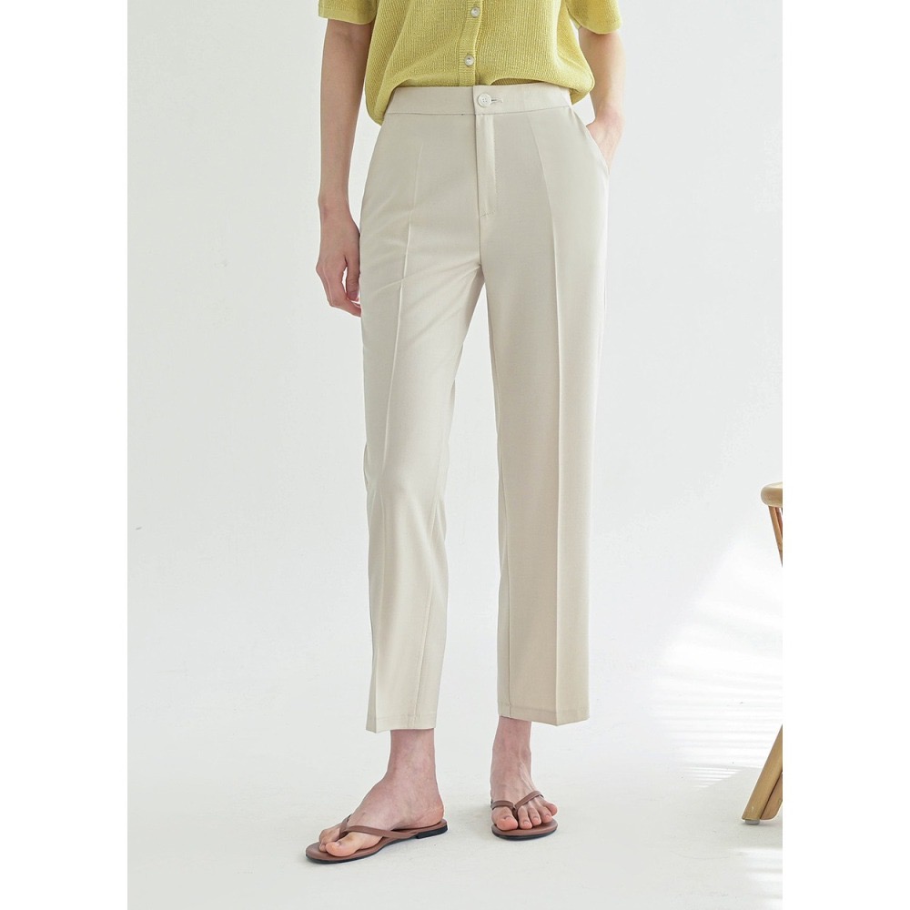 [現貨 24H] VENUSY｜正韓🇰🇷 - 韓國女裝｜涼感直筒九分西褲 小個子-細節圖6