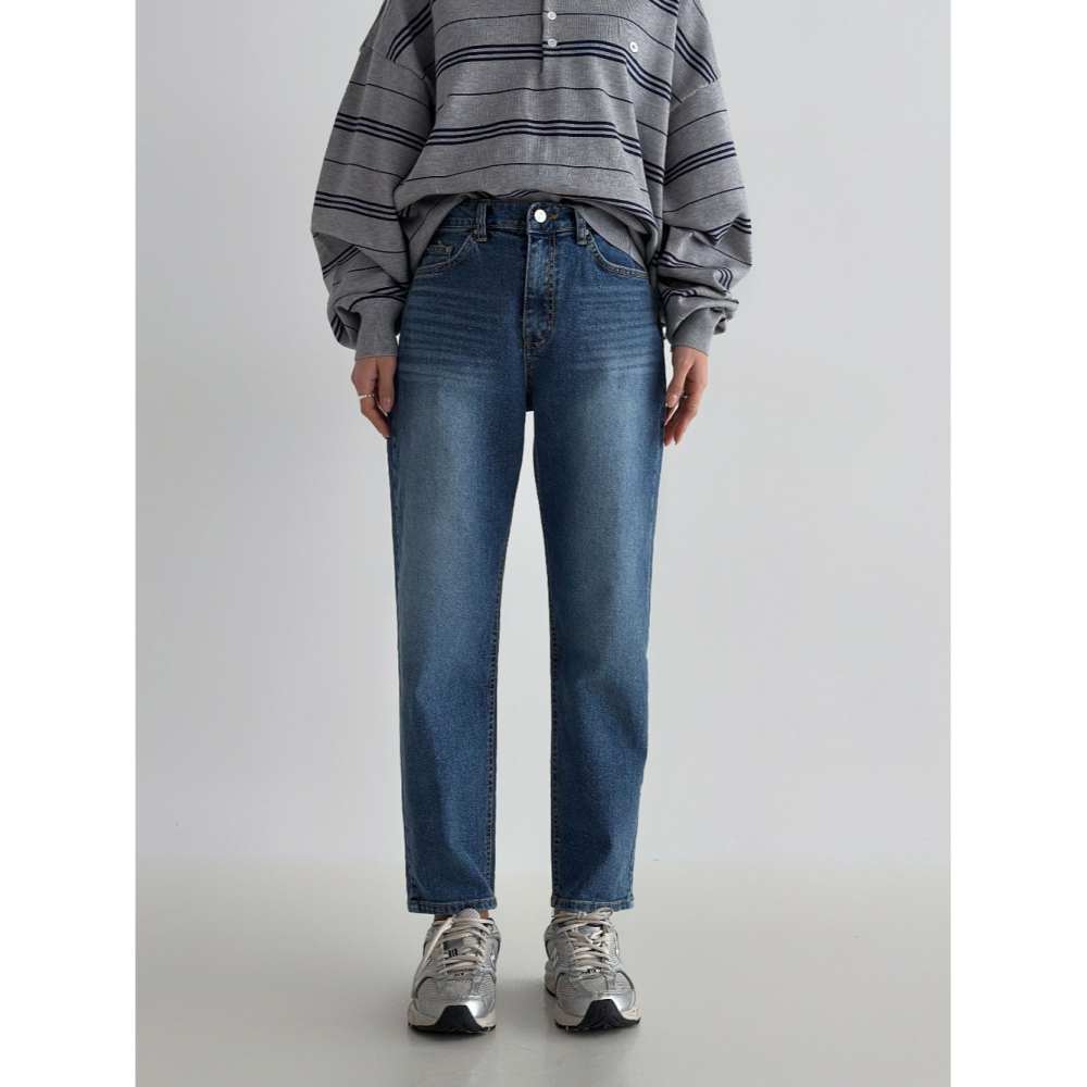 VENUSY｜正韓🇰🇷 - 韓國女裝｜彈力寬鬆牛仔褲 韓國牛仔褲-細節圖7