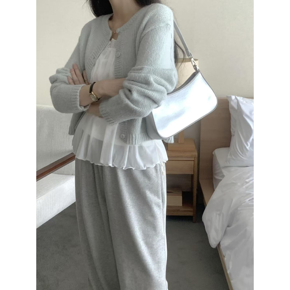 ᴠᴇɴᴜsʏ｜正韓🇰🇷 - 羊毛質感✓ 韓國女裝｜羊毛針織小外套-細節圖4