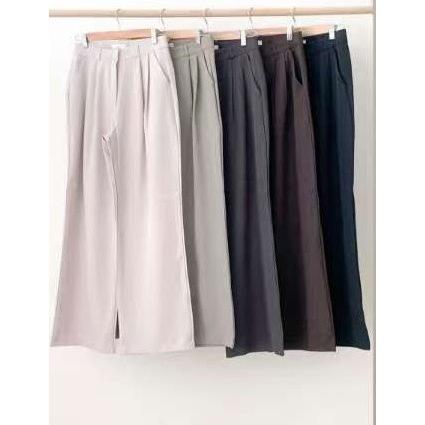 VENUSY｜正韓🇰🇷 - 韓國女裝｜雙褶寬鬆西褲-細節圖8