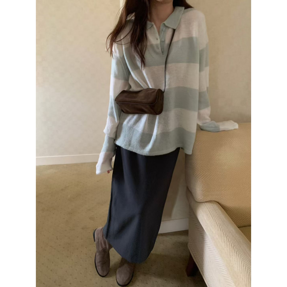 【高級感】ᴠɴ｜正韓🇰🇷 - Pretty Young Thing ♡ 韓國熱門設計師｜中長直筒半身裙-細節圖4