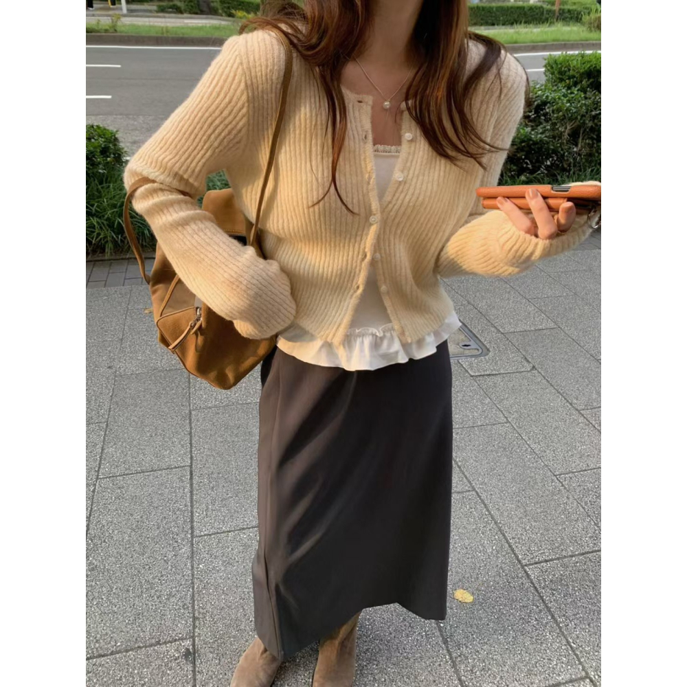 【高級感】ᴠɴ｜正韓🇰🇷 - Pretty Young Thing ♡ 韓國熱門設計師｜中長直筒半身裙-細節圖5