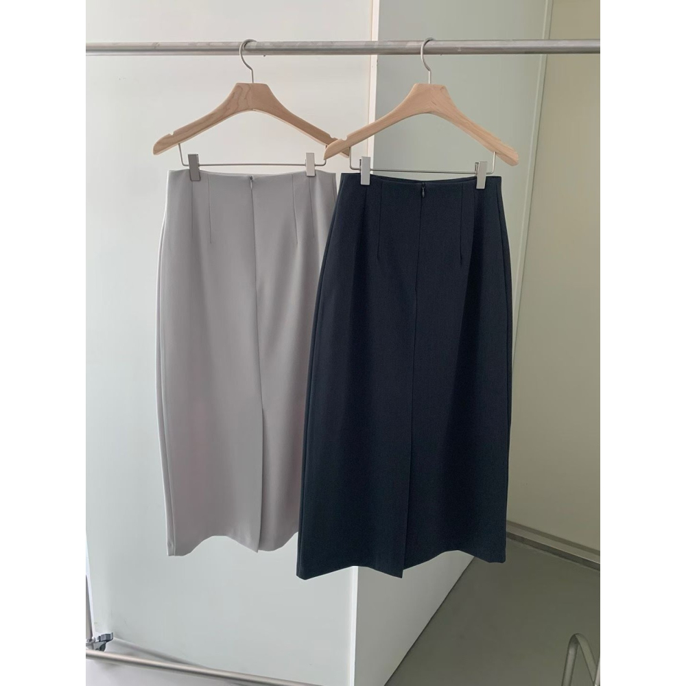 【高級感】ᴠɴ｜正韓🇰🇷 - Pretty Young Thing ♡ 韓國熱門設計師｜中長直筒半身裙-細節圖8