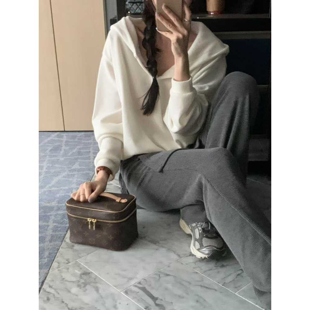 𝟐𝟓＇新品 VENUSY｜正韓🇰🇷 - 𝟥 ᴄᴏʟᴏʀ☻ 韓國女裝｜針織感層次造型長褲-細節圖4