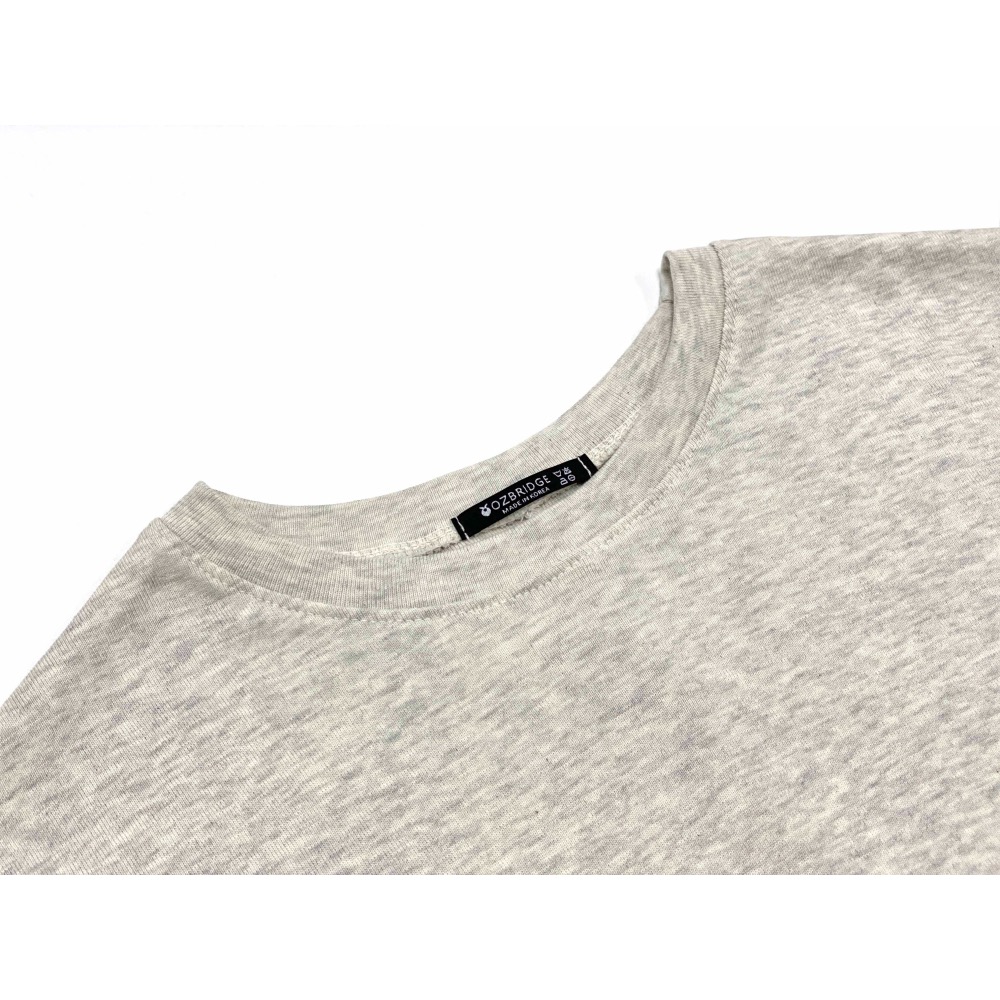 現+預 VENUSY｜正韓🇰🇷 - 純棉透氣舒適☀ 韓國女裝｜純棉圓領寬鬆後開衩短袖T恤 韓國T恤-細節圖9