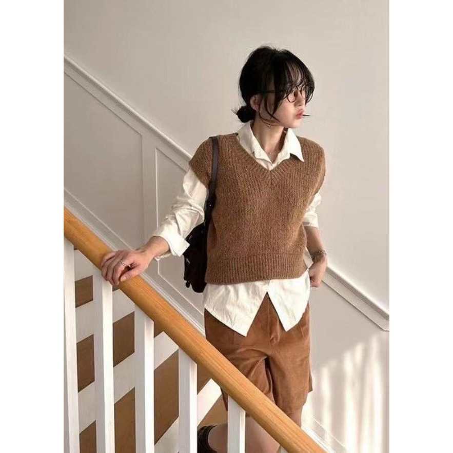 VENUSY｜正韓🇰🇷 - 韓國女裝｜羊毛針織背心-細節圖2