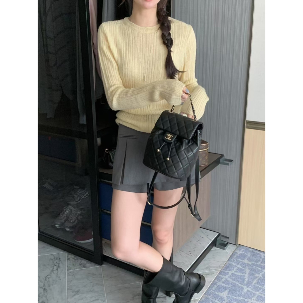 VENUSY｜正韓🇰🇷 - 韓國女裝｜長袖修身針織衫-細節圖6