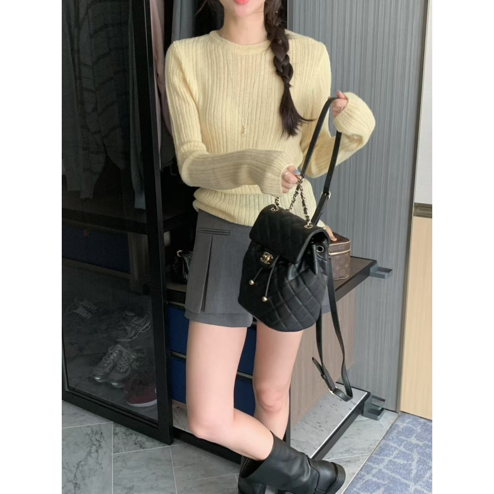 VENUSY｜正韓🇰🇷 - 韓國女裝｜長袖修身針織衫-細節圖8