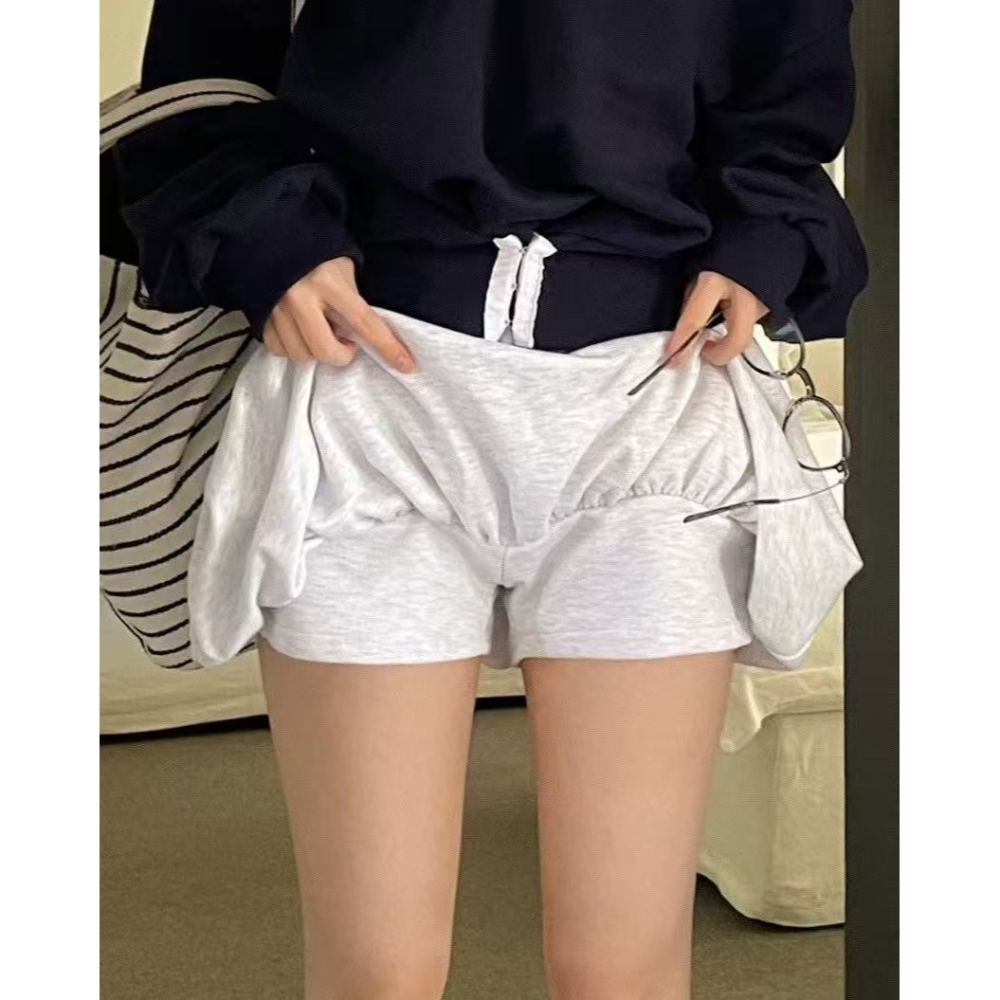 VENUSY｜正韓🇰🇷 - 韓國女裝｜純棉澎澎迷你褲裙-細節圖4