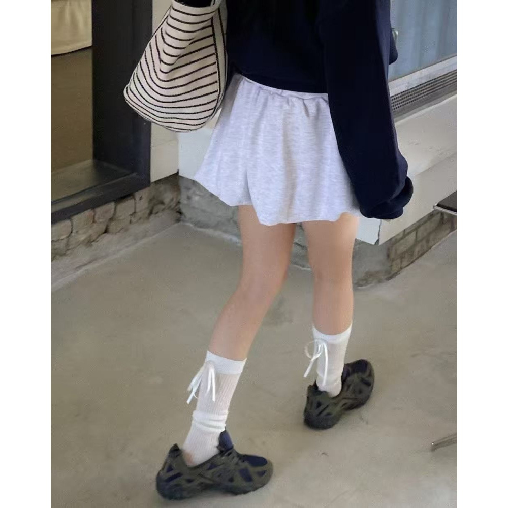 VENUSY｜正韓🇰🇷 - 韓國女裝｜純棉澎澎迷你褲裙-細節圖5