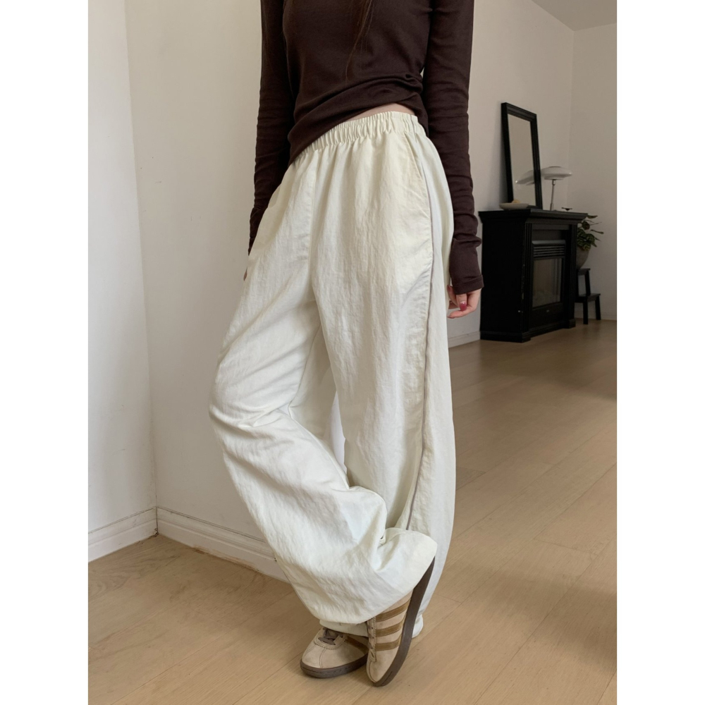 【跳舞神褲】版型極佳 燈籠褲．ᴠɴ｜正韓🇰🇷 - 韓國女裝｜細條壓線燈籠褲-細節圖7