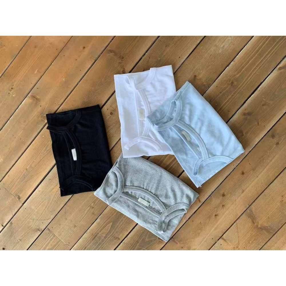 【遮副乳極佳】𝟫𝟧%棉無袖背心．ᴠɴ｜正韓🇰🇷 -  透氣舒適☀ 韓國女裝｜羅紋無袖背心-細節圖8