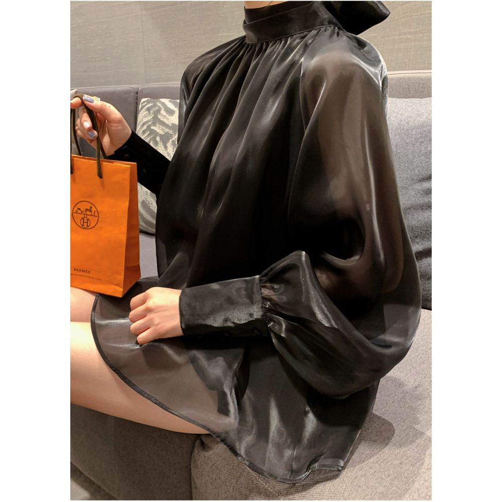 VENUSY｜正韓🇰🇷 - 韓國女裝｜歐根紗緞帶上衣 婚禮 派對 禮服-細節圖8