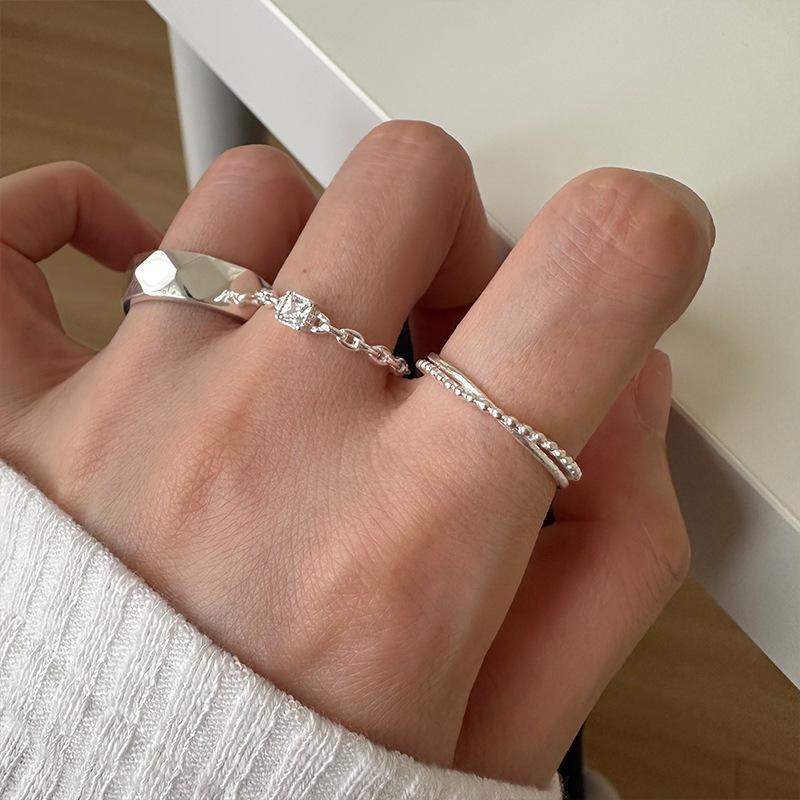 VENUSY | S925純銀｜界限之環・開口紋理戒-細節圖3