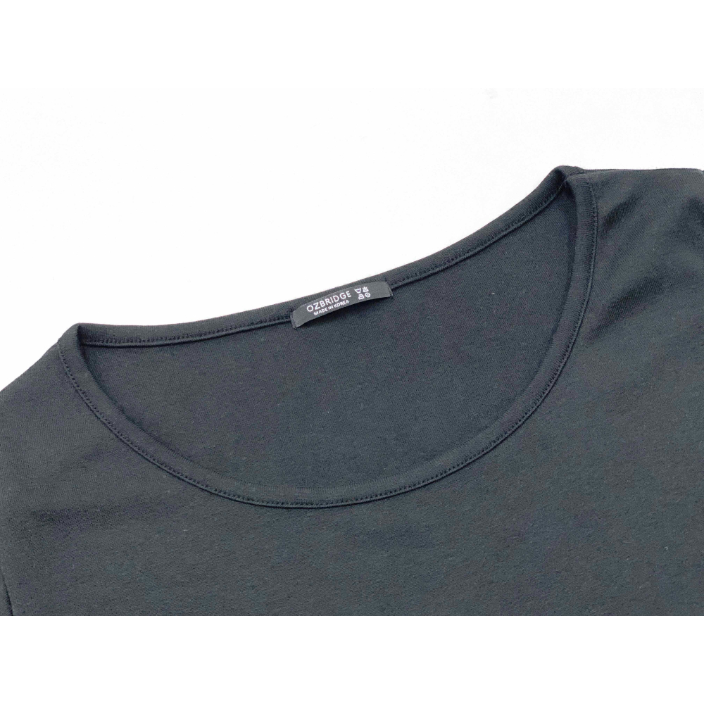 VENUSY｜正韓🇰🇷 - 韓國女裝｜棉莫代爾U領修身短袖T恤 韓國T恤-細節圖7