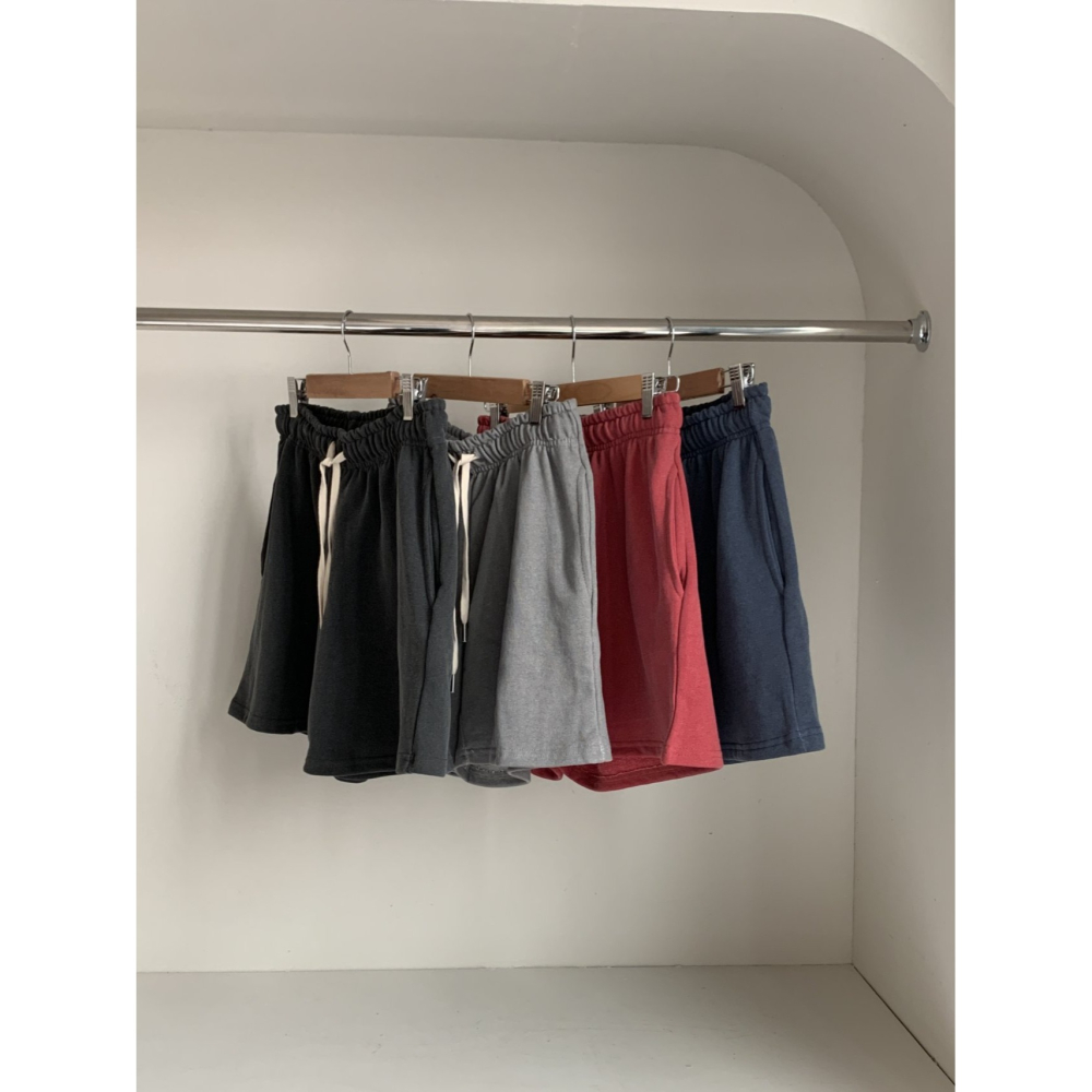 VENUSY｜正韓🇰🇷 - 𝟷𝟶𝟶%棉☀ 韓國女裝｜純棉抽繩短褲-細節圖9