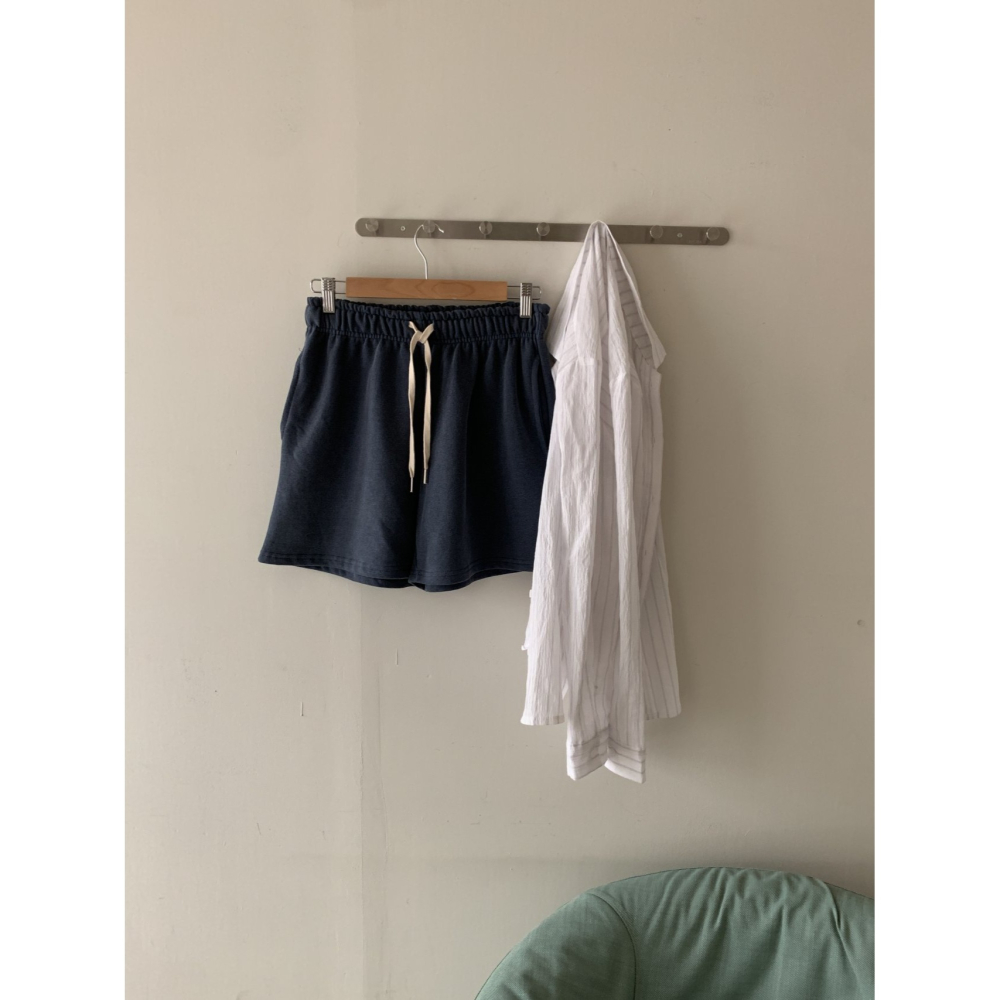 VENUSY｜正韓🇰🇷 - 𝟷𝟶𝟶%棉☀ 韓國女裝｜純棉抽繩短褲-細節圖10