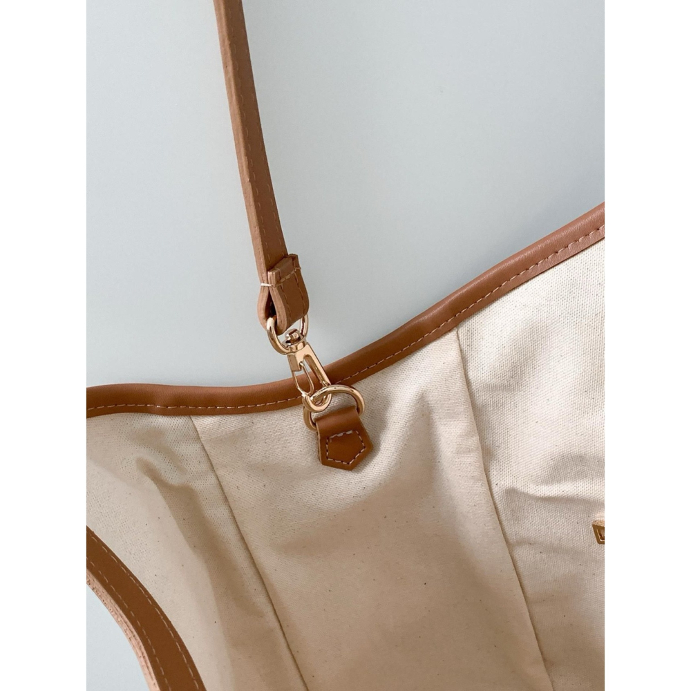 [現貨+預購] VENUSY｜正韓🇰🇷 - 韓國女裝｜刺繡帆布托特包 斜背包-細節圖8