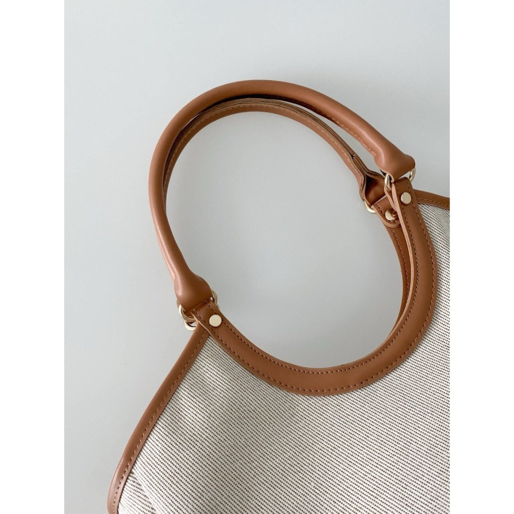 [現貨 24H] VENUSY｜正韓🇰🇷 - 韓國女裝｜刺繡帆布托特包 斜背包-細節圖7