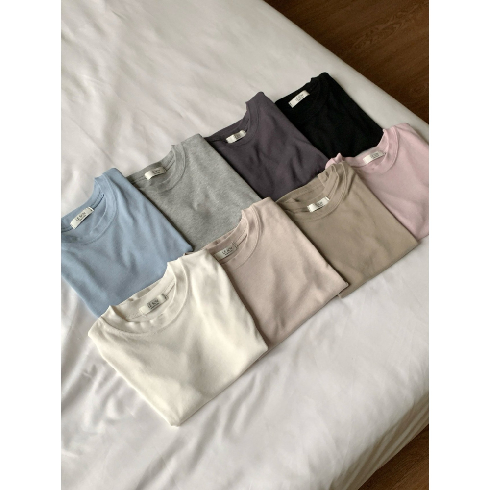 VENUSY｜正韓🇰🇷 - 韓國女裝｜基本圓領短袖T恤 韓國T恤-細節圖11