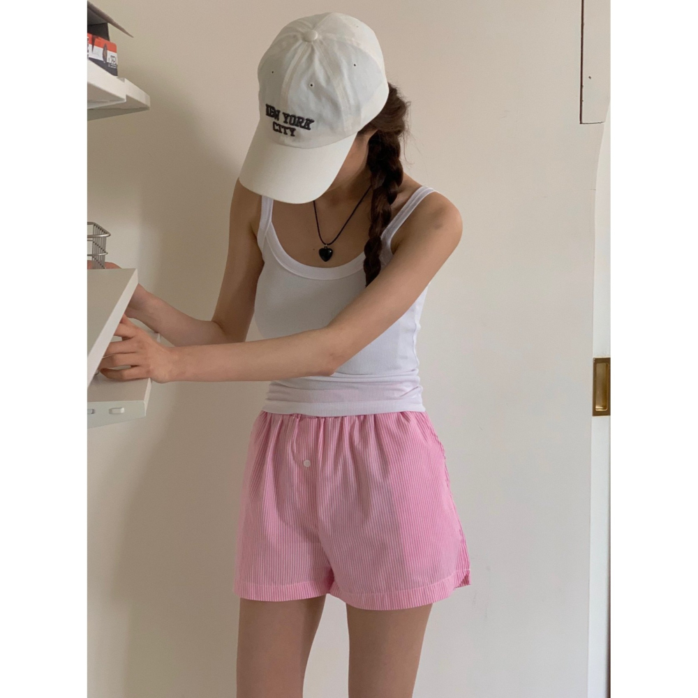 [現貨+預購] VENUSY｜正韓🇰🇷 - 韓國女裝｜彈力羅紋寬肩帶背心-細節圖5