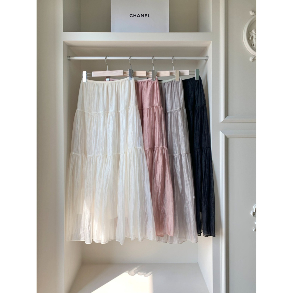 VENUSY｜正韓🇰🇷 - 韓國女裝｜芭蕾舞分層長裙-細節圖11