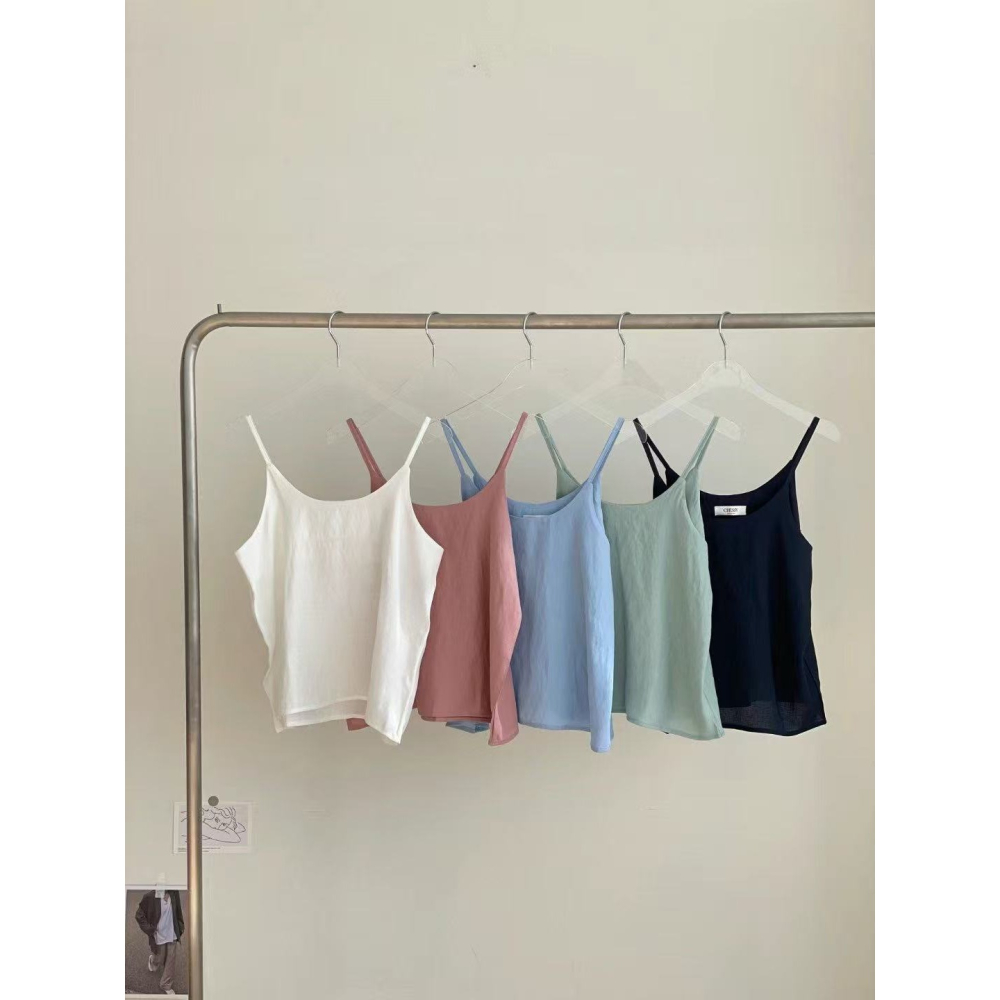 VENUSY｜正韓🇰🇷 - 韓國女裝｜基本款背心寬鬆襯衫 韓國襯衫套裝-細節圖9