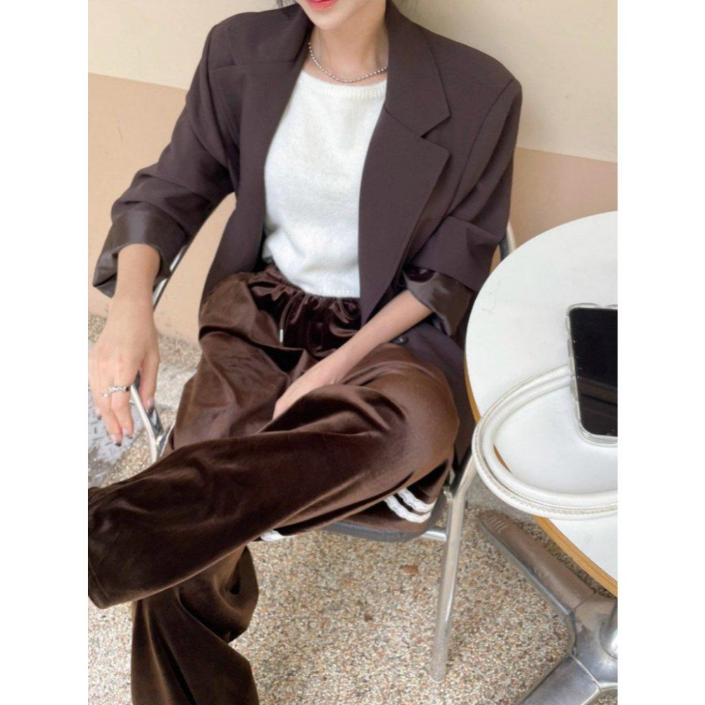 【羊毛絨親膚】VENUSY｜正韓🇰🇷 - 韓國東大門空運直送台灣｜柔軟短袖羊毛針織衫-細節圖7