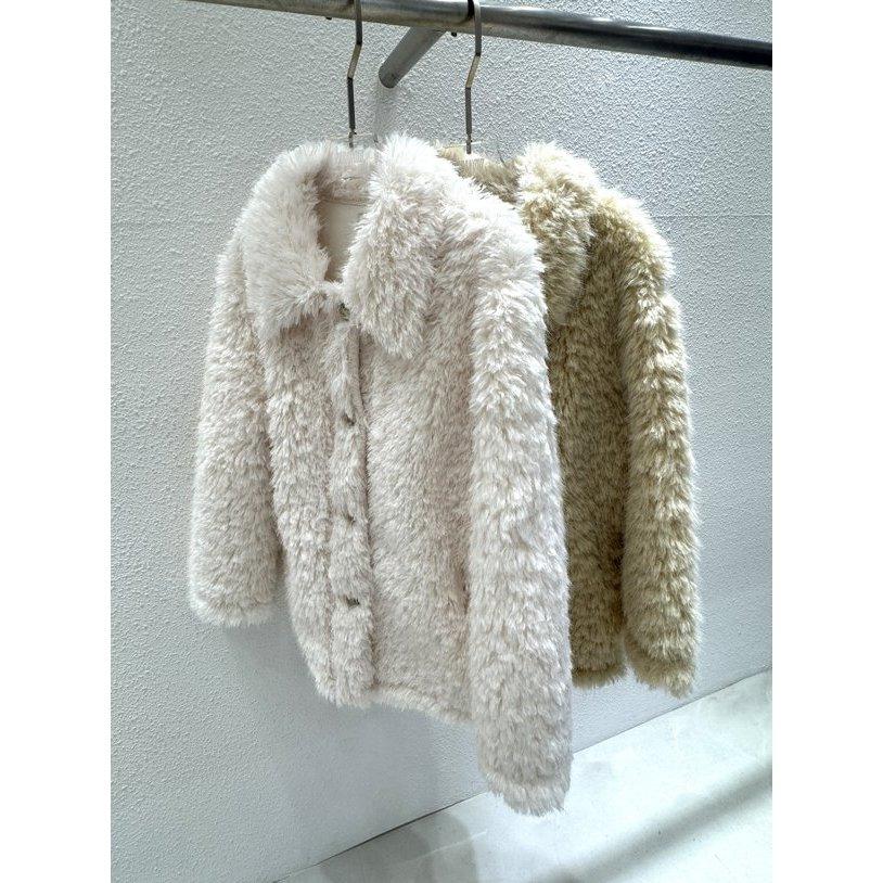 【高質感羊毛】VENUSY｜正韓🇰🇷 - 韓國東大門空運直送台灣｜翻領羊羔絨中長夾克 大衣 外套-細節圖9