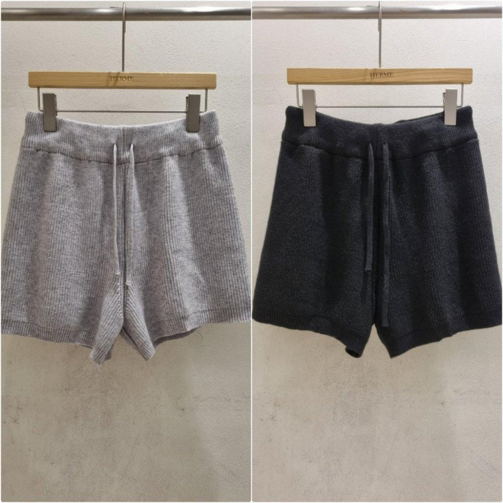 【100% 純棉】VENUSY｜正韓🇰🇷 - 韓國東大門空運直送台灣｜針織彈力腰牛奶短褲-細節圖3