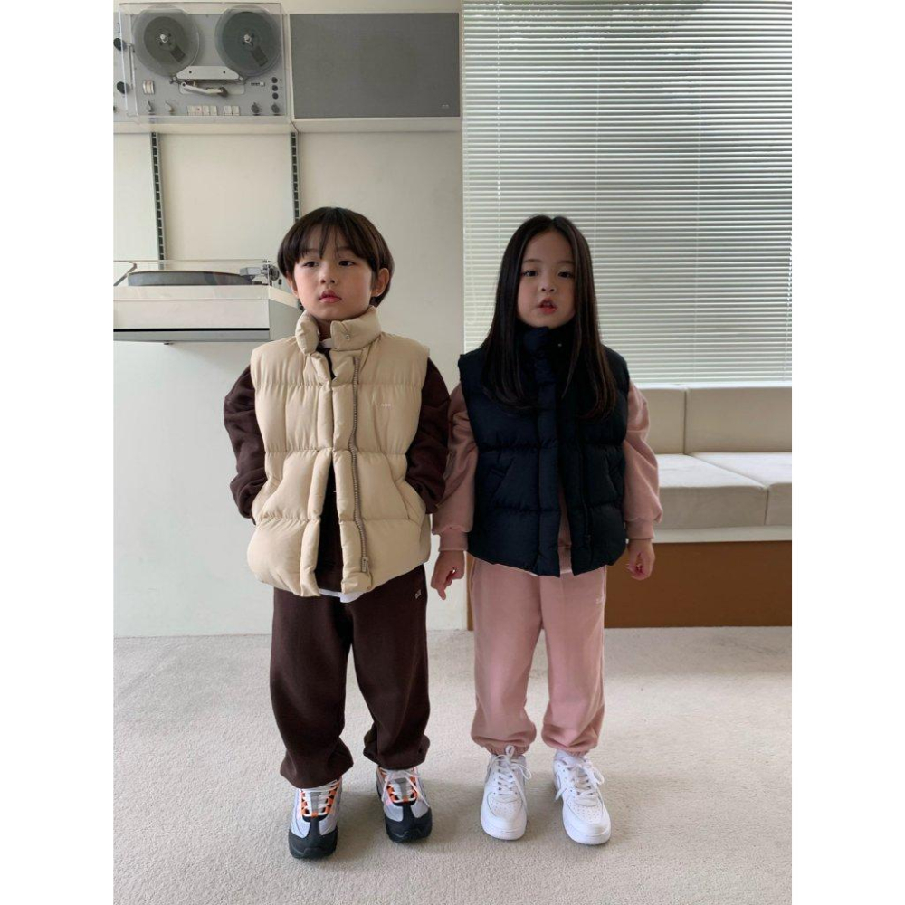 【100%高保暖棉】VENUSY_baby｜正韓OURS童裝🇰🇷 - 韓國東大門空運直送台灣｜內鋪棉防風背心 親子裝-細節圖2