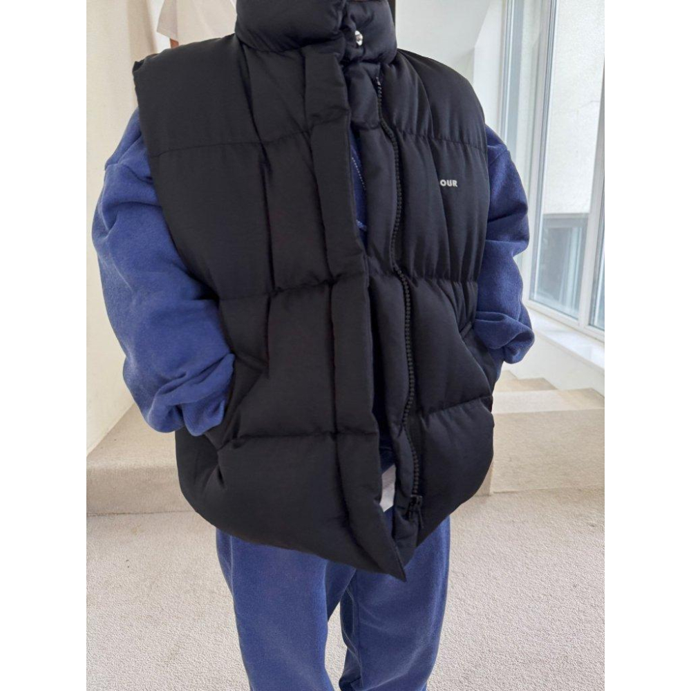 【100%高保暖棉】VENUSY_baby｜正韓OURS童裝🇰🇷 - 韓國東大門空運直送台灣｜內鋪棉防風背心 親子裝-細節圖8