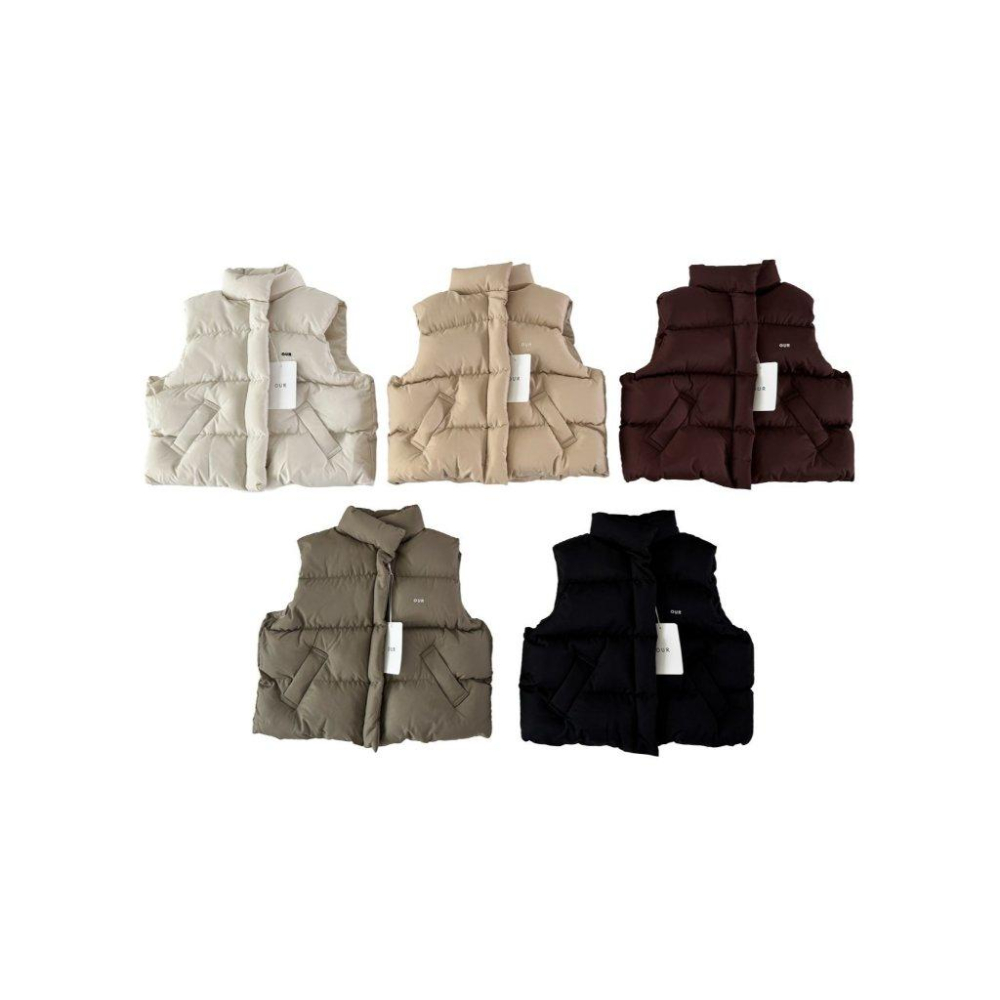 【100%高保暖棉】VENUSY_baby｜正韓OURS童裝🇰🇷 - 韓國東大門空運直送台灣｜內鋪棉防風背心 親子裝-細節圖9