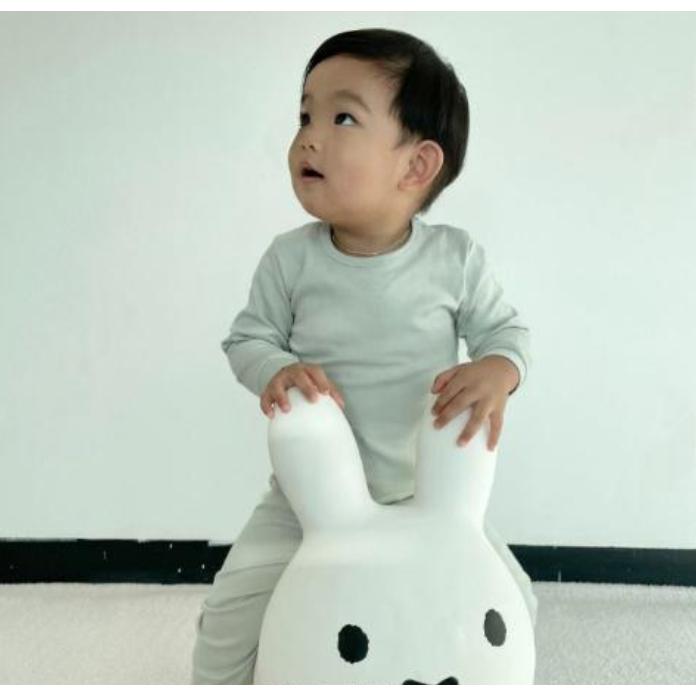 【純棉100%柔軟親膚】VENUSY_baby｜正韓🇰🇷 - 韓國東大門空運直送台灣｜純棉兒童雙面家居服套裝 嬰兒-細節圖2