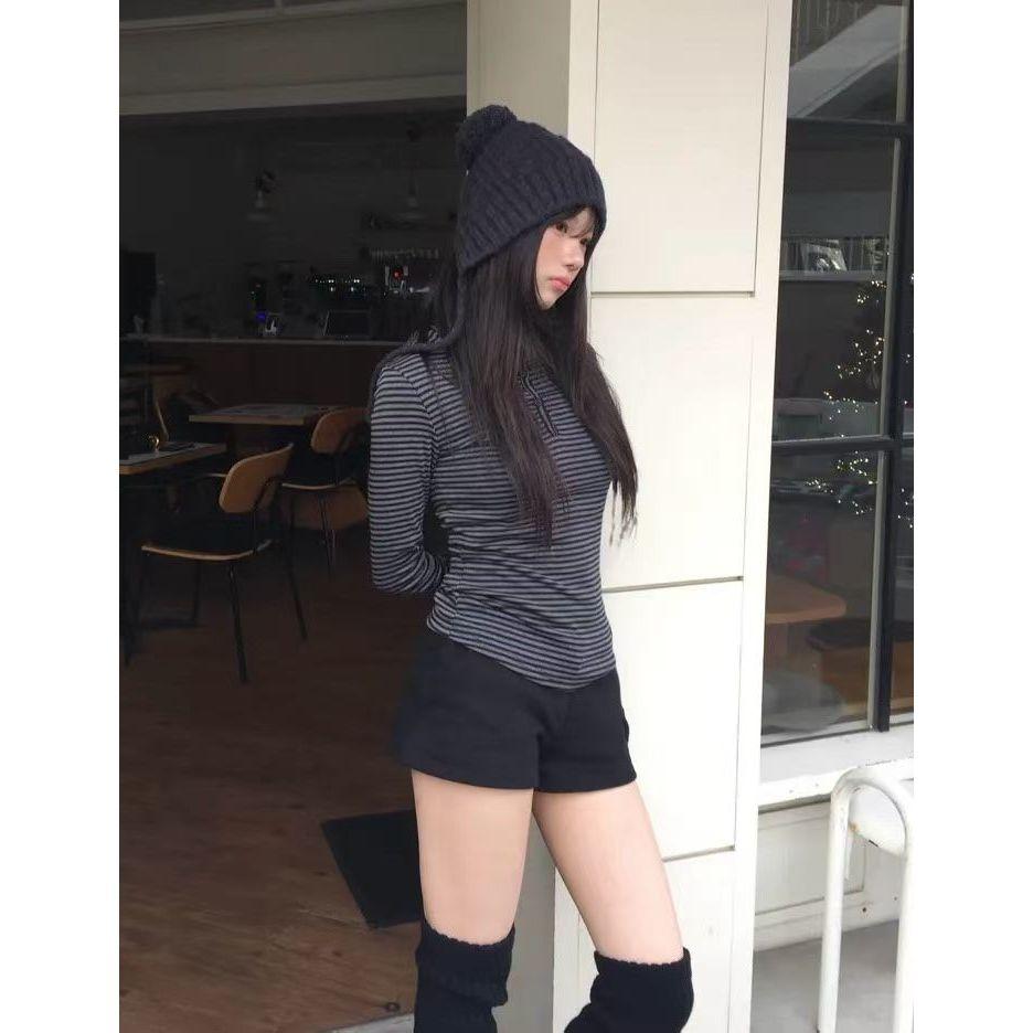 【小臉顯瘦羊毛帽】VENUSY｜正韓🇰🇷 - 韓國東大門空運直送台灣｜羊駝絨球毛帽-細節圖2