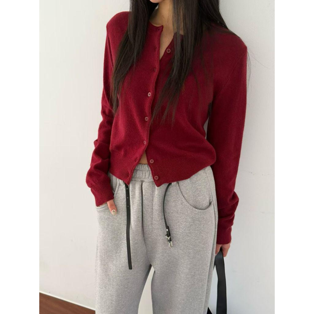 【高質感親膚】VENUSY｜正韓🇰🇷 - 韓國東大門空運直送台灣｜針織開衫外套-細節圖2